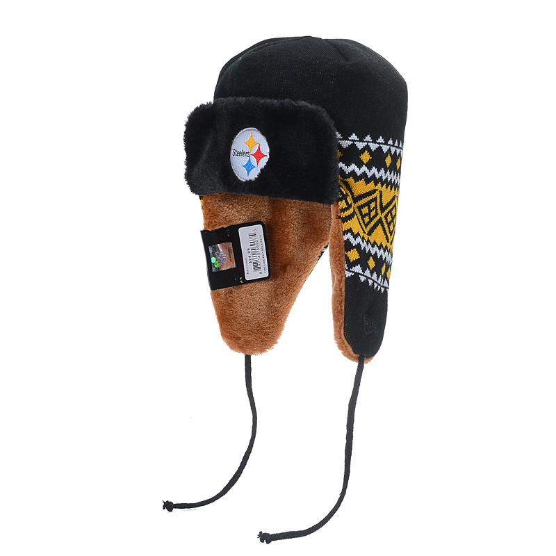 Pittsburgh Steelers Trapper Knit Hat id01